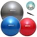 Produktbild ResultSport Gymnastikball mit DVD, Anti-Burst-System und Dual-Action Pumpe, 55 cm, Rot