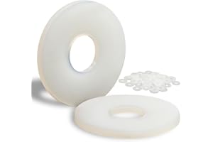 Mbsomnus 60 rondelle in plastica, M5-15 mm, in nylon, rondelle per carrozzeria, rondelle in plastica, per macchine, apparecchi elettrici, idraulici, M3, M4, M5, M6, M8, M10, M12, M20