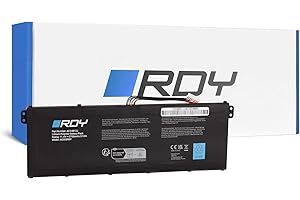 RDY Batteria AC14B13J AC14B18J AC14B13K AC14B18K per Acer Aspire E 11 ES1-111M ES1-131 ES1-111M-C9LS 13 ES1-331 ES 15 ES1-533-C242 ES1-531-C5UL ES1-531-C030 (Capacità: 3200 mAh 11.4V)