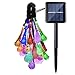 Produktbild EAAGD Solar Lichterkette Außen, Solarleuchten Garten, Outdoor 6 Meter 30 LEDs Wassertropfen Solarbetrieben Lichterkette Wasserfest Weihnachten Dekoration für Garten, Terrasse, Hof, Haus, Weihnachtsbaum, Feiern