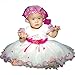Baby Girls Christening/Wedding/Party Dress with Bonnet