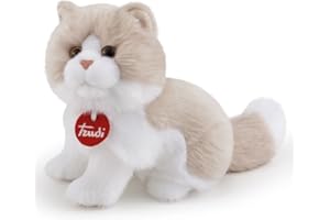 Trudi Gatto Giada Gatto peluche gioco, regalo di Natale e compleanno, riproduzione realistica | 11x18x23cm taglia S | Classici gatti peluche | modello 21036