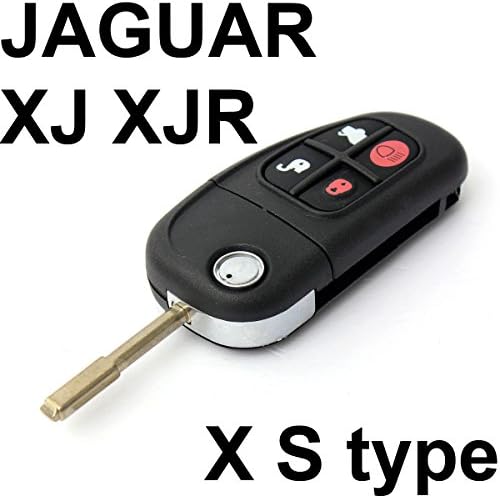 APPSON 4 Button Flip Remote Key Fob Bland Blade 433 MHz For JAGUAR XJ XJR X S type 28