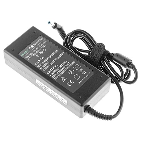 Green Cell® Netzteil / Ladegerät inkl. Stromkabel für Notebook / Laptop HP Pavilion 15-AK003NG (Ausgangsspannung: 19.5V 4.62A 90W, Steckermaße: 4.5-3.0mm mit Stift nach innen) - 5