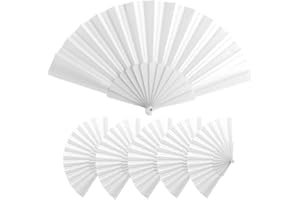 DELIEX DELICIAS DE EXTREMADURA Abanicos Blancos 100 Unidades para Bodas, bautizos y comuniones. Los Mejores Detalles de Eventos Online.