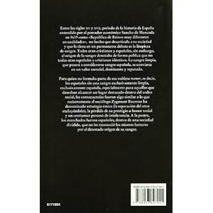 Sangre limpia, sangre española : la limpieza de sangre (Historia. Serie Menor)