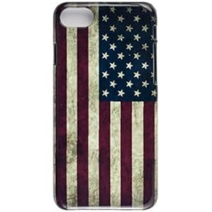 iPhone 7 Protective Slim Case. Tasche Cover. Flag of the United States. USA Flag.