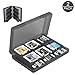 Produktbild AKWOX [2 Stück ] 28-in-1 Spiele Hülle für Nintendo 3DS XL / 3DS / DS Lite, Spiele Karten Hülle für Nintendo 3DS XL / 3DS / DS Lite Spiele Aufbewahrungsbox Schwarz