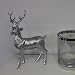 Produktbild kwoka Hirsch stehend silber ca. 21 cm H | KW-259085-020-129 | 4049767119392
