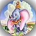 Produktbild Fondant Tortenaufleger Tortenbild Geburtstag Dumbo T3