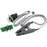 WINGONEER® soic8 sop8 test clip per eeprom 93cxx/25cxx/24cxx programmazione in-circuit + 2 adattatori