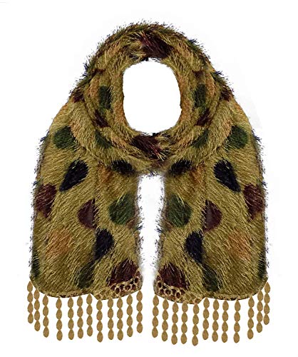 Raaya Winter Accessories For Girls And Women, Soft Fur Neck Muffler, Stole, Scarfs, Multi colour, Pack of 1