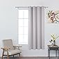 i@HOME Vorhang Blickdicht, Verdunkelungsvorhang Blickdicht Aschgrau Gardinen mit Ösen Vorhanng Weiß für Schlafzimmer…