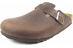 Birkenstock Boston - Zuecos de piel natural unisex