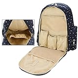 Baby Wickelrucksäcke,Coofit Babytasche Wickeltasche Rucksäcke Handtasche Mumie Tasche Nylon Tragetasche Schultertasche - 5