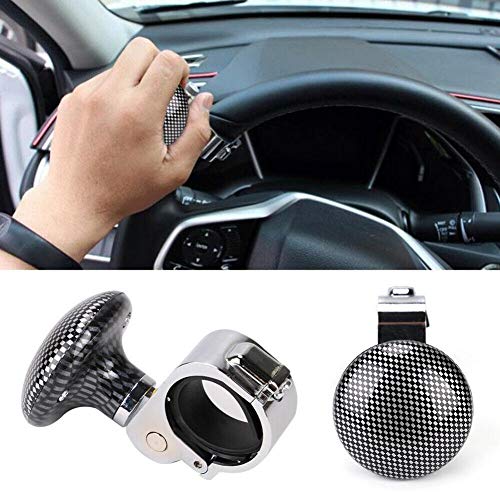 biteatey Manopola del Volante per Auto Volante Universale Spinner Impugnatura del Volante Girevole Pallottola a Sfera Design alla Moda Enjoyable