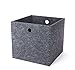 Produktbild Filzkorb Grau Aufbewahrungskorb Box Wasserdicht Robust aus Polyester 31*31*29cm