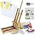 Price comparison product image Childrens Art Set With Table Easel For Young Artists - Painting Starter Kit for Beginners or Advanced - OIL