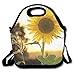Produktbild Sunflower Sun Summer Yellow Insulated Lunch Bag - Lunch Bag - Large Reusable Lunch Tote Bags For Women, Teens, Girls, Kids, Baby, Adults Portable Carry