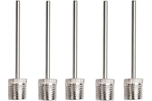 PULABO Lot de 5 aiguilles de gonflage pour ballon de football, basketball, sport, qualité supérieure, créatif, pratique et économique