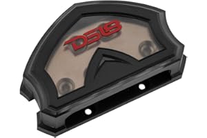 DS18 DB2040 Distribution Block 2X 0-GA in 4X 0-GA Out - Nickel Plated - Power Ground Distribution Block - Ground Distributor Block for Car Audio, RV, Motorcycle - 2X 0 Gauge in to 4X 0 Gauge Out