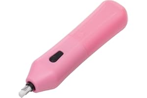 Alassio 70524 Elektryczna gumka do mazania, z tworzywa sztucznego, na baterie, różowa