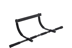 T-LOVENDO.ES Barra de Dominadas para Puerta sin Tornillos | Multifunción para Pull-Ups, Abdominales y Flexiones | Estructura de Acero Reforzado | Fácil Montaje y Agarre Antideslizante