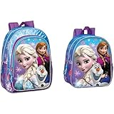 	DIESNEY: Pack Mochila infantil Mochila FROZEN SNOW DOTS 37 CM + Mochila FROZEN SNOW DOTS 28cm.	