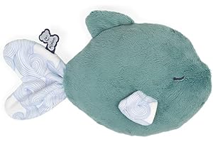 Kaloo - Petit Calme - Soothing Baby Plush - Fish 9.8"/25 cm - Hot or Cold Hot Water Bottle - Very Soft Material - Removable Cover - New Born - K970703