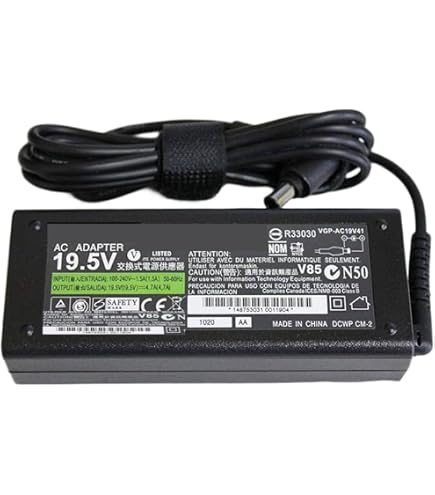 LapRun Power Supply 90 Watts Ac Dc Adapter with Power Cord for