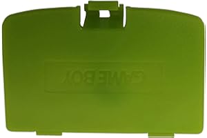 Batterie Gameboy Color, pièces en Plastique de Couverture arrière de réparation ENDARK Couvercle de Porte de Batterie de Remplacement pour Le système de Couleur GBC Gameboy (2pcs Vert)