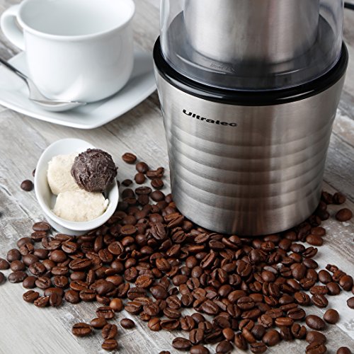 Ultratec Kaffeemühle für bis zu 70 g Kaffee, Edelstahl - 4