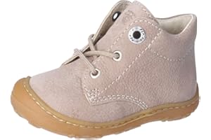 PEPINO Ricosta Mädchen und Jungen Lauflernschuh Cary Kinderboots WMS:Mittel/Weit schnürstiefel Kinderschuhe Booties Leder EU