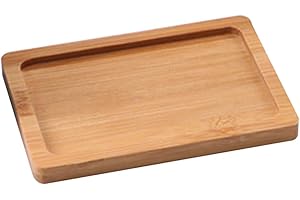 Manyao Soucoupe Pot De Fleur, Coupelle Pot De Fleur Plateau en Bois Plateau Fleur Pot Plante Bonsai Intérieur Jardinière pour Bambou