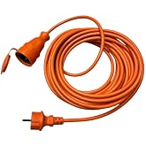 10 Metre Uzatma Kablosu | 3x1.5mm&sup2; (CCA) IP44 Su Ge&ccedil;irmez Seyyar Priz | Bah&ccedil;e, İnşaat, Dış Mekan Kullanımı | BEC-10315-F Byli
