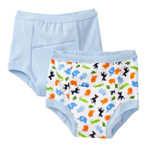 Green sprouts Reusable Organic Training Pants (36 Months, Royal Blue/Grey, Pack of 2)