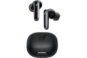 soundcore by Anker P40i ANC Earbuds, 60H, Heavy Bass | Adaptive ANC to environments, heavy bass, 60H playtime, 2-in-1 case and phone stand, IPX5, wireless charging, Bluetooth 5.3