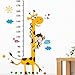 B-Comrade(TM) Giraffe Height Stickers Kids Growth Chart Height Measure Stickers