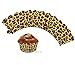 Produktbild Deko-Banderolen für Muffins "Leoparden-Look" 12er Pack