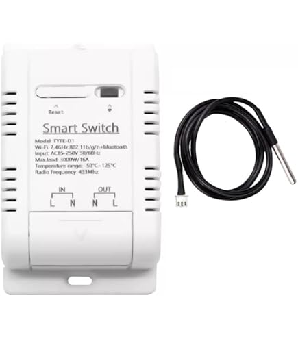 Thermostat Connecté WiFi - Contrôle à Distance Sans Abonnement - Installation Facile