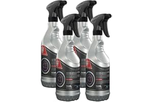 WORKCAR CarPower - Nettoyant Jantes pH Neutre 750ml - Décontaminant Ferreux – Sans frotter (Lot de 4)