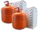 Produktbild Pasamo 420 Helium XXL DOPPEL SPARPAKET in Deutschland abgefülltes Marken Heliumgas nach DIN EN ISO 14175 Ballongas mehr als 99% Rein - Orange To Go Edition - Stahlflasche GROSS mit 2 x 0,42 m³ = 840 Liter PRALL gefüllt
