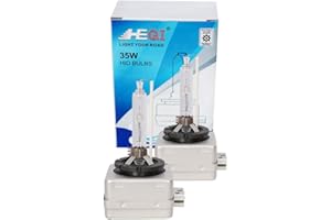 HEQI D3S Xenon HID Headlights Bulb - 6000K 35W Replacement Lights -24 month Warranty- Pack of 2