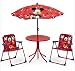 Produktbild Micky Maus Tisch Stühle Schirm Set Kindertisch Gartenmöbel Mickey Mouse 89508MM
