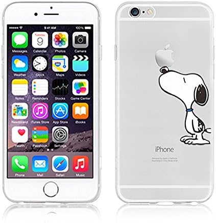 NEW DISNEY CARTOONS TRANSPARENT CLEAR TPU SOFT CASE FOR APPLE IPHONE 8 SNOOPY