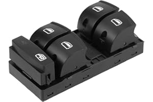 JIULAN Yctza Electric Power Hauptfenster-Steuerschaltertaste, Kunststoff Einfach zu installierender Fensterschalter für A3 A6 Q7 4F0959851A für fensterheber audi a6 4f,audi a3 8p fensterheber schalter,schalt