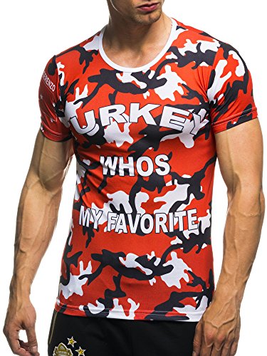 EM Fanshirt 2016 EM Fanshirts Fan T-Shirt Shirt Deutschland Frankreich Italien Portugal Spanien Tuerkei camouflage T-Shirt; Grš§e XL, Tuerkei