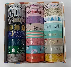 Onlinesalescantt Art & Craft Material kit for School Students, Girls Boys, Suitable for Kids, Students No 641 Fancy Tapes Different Sizes