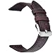 Produktbild Samsung Gear Sport Armband, 20mm Verrücktes Pferd Echtes Leder Ersatzband Uhrenarmband für Samsung Gear Sport Watch SM-R600 (Verrücktes Pferd Dunkel braun)