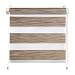 Produktbild TODAMI Duo-Rollo Klemmfix ohne Bohren Doppelrollo Seitenzugrollo Kettenzugrollo 150 cm 110 cm Wood